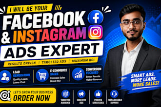 facebook ads expert ,lead generation and e commerce sales