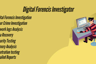 do digital forensics, and cybercrime investigations