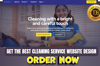 cleaning service website booking koala, office, house cleaning service website