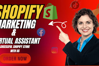 shopify promotion, boost sales, traffic, esty promo, store setup and VA