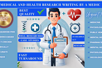 handle nursing, medicine and public health research writing