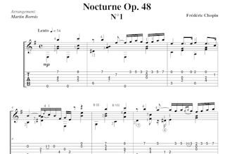 make guitar arrangements of any piece of music