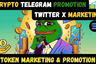 hype pump your crypto project nft sol memecoin ico web3 nft telegram promotion