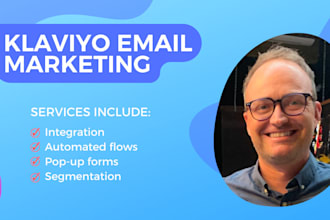 setup your klaviyo email marketing flows and popup forms im based in canada