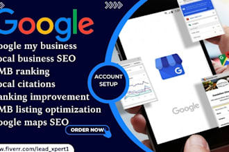 google my business account setup gmb listing gmb ranking seo gmb optimization