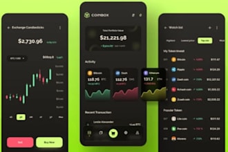 develop wallet app fintech app money transfer app crypto app fintech ui ux