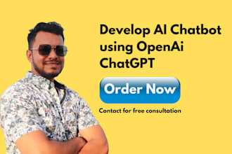 develop ai chatbot for website using openai chatgpt