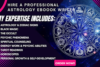 ghostwrite unique tarot astrology psychic ebook writer