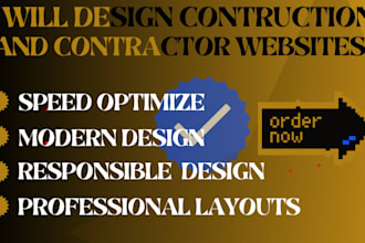 set up a professional construction or contractor website