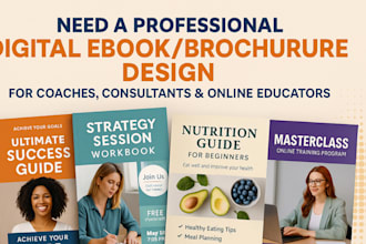 design a digital ebook brochure for coaches, consultants, elearning education