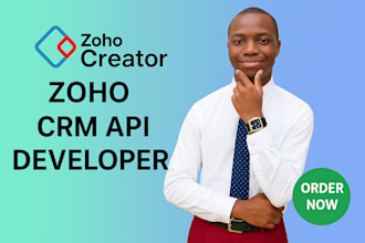 develop zoho creator, zia ai, zoho crm, zoho voice zoho flow, zoho integration