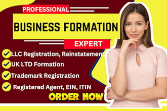 prepare US tax returns, llc formation, dissolve llc, UK ltd formation, ein