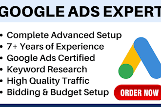 setup and manage highly profitable google ads PPC campaigns