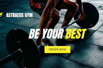 design gym website, sport website, health and fitness website, yoga website