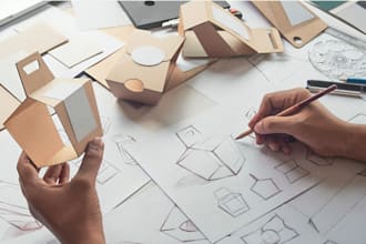product packaging box design and amazon packaging design