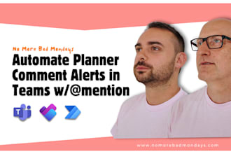 automate microsoft planner comment alerts in teams with at mention option