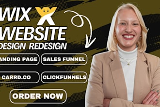 build wix website design carrd landing page wix redesign sales funnel