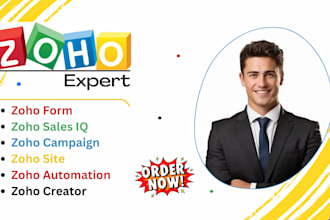 do zoho form zoho sales iq campaign zoho site zoho automation zoho creator