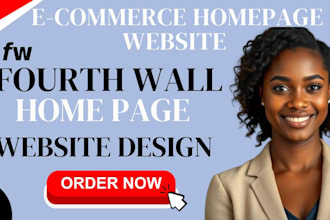 build custom fourthwall website, do fourth wall homepage website for creators