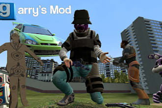 port your player model to gmod, garrys mod