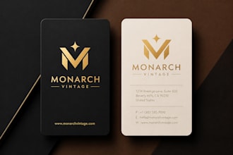 design luxury business cards for premium brands