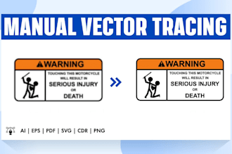 do vector tracing, redesign and clean up logo