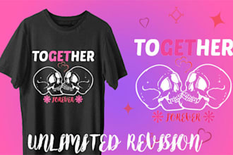 design custom merch tshirt graphic and merchandise design