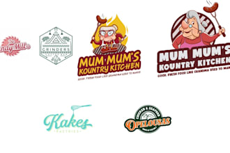 design food restaurant cafe coffee and bakery logo