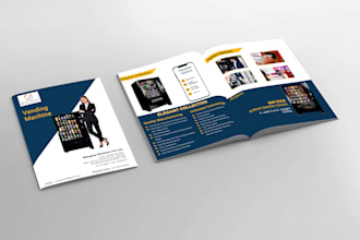 do elegant and effective brochure design for your brand