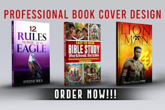 design a stunning ebook cover, kindle paperback amazon book cover design