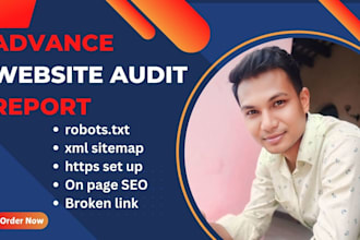 do advance website audit report, competitor analysis website