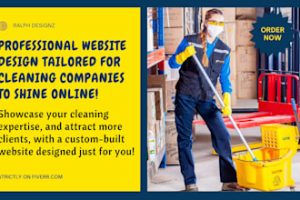 create website for cleaning companies