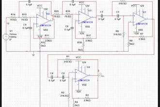 do your circuit simulation, analysis, and design of the pcb