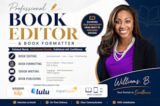 proofread edit developmental book editor paperback formatting book formatting
