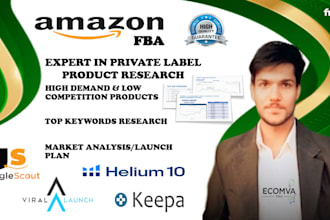 provide amazon fba product research for private label sellers