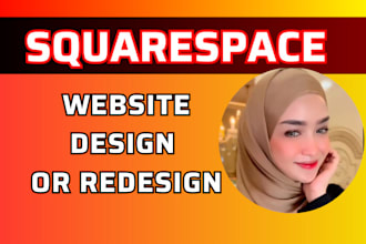 create squarespace website design or squarespace online store