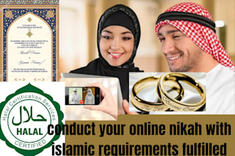 be your online nikah imam and help you find witness, wali and certificate