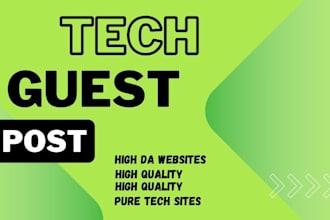tech guest post at high traffic and da DR