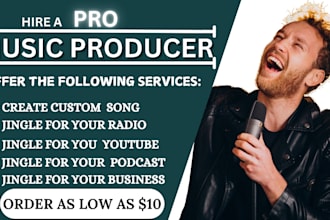 craft a catchy youtube, jingle, intro, outro for your brand, podcast, radio, tv