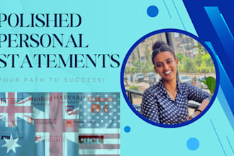 refine and proofread your personal statement for graduate school applications