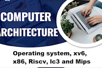 help you computer architecture, operating system, xv6, x86, riscv, lc3 and mips