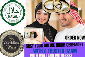 do halal online nikah as imam for convert and reverts to islam, witness and wali