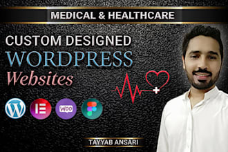 design medical, doctor, dentist, healthcare, and spa websites with SEO