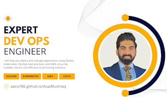 help docker, kubernetes, devops, aws deploy application hosting