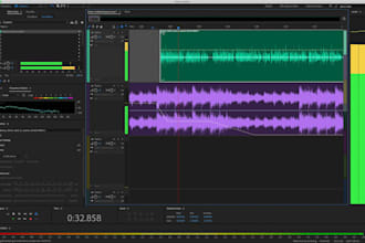 clean, edit, fix and convert your audio file