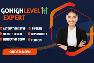 create gohighlevel sales funnels, design websites, and set up ghl automation