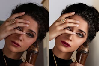 model and lifestyle photo editing