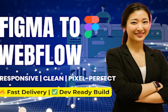 convert figma to webflow website with animations