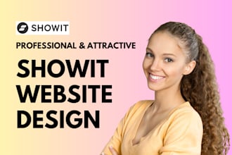 design, redesign and customize showit website or showit template