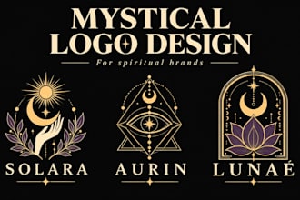 design a meaningful mystical logo for your spiritual brand